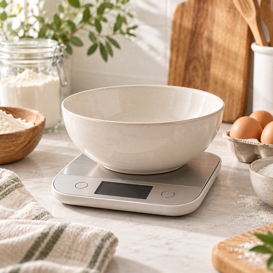 Everyday Digital Kitchen Scale in a home kitchen setting