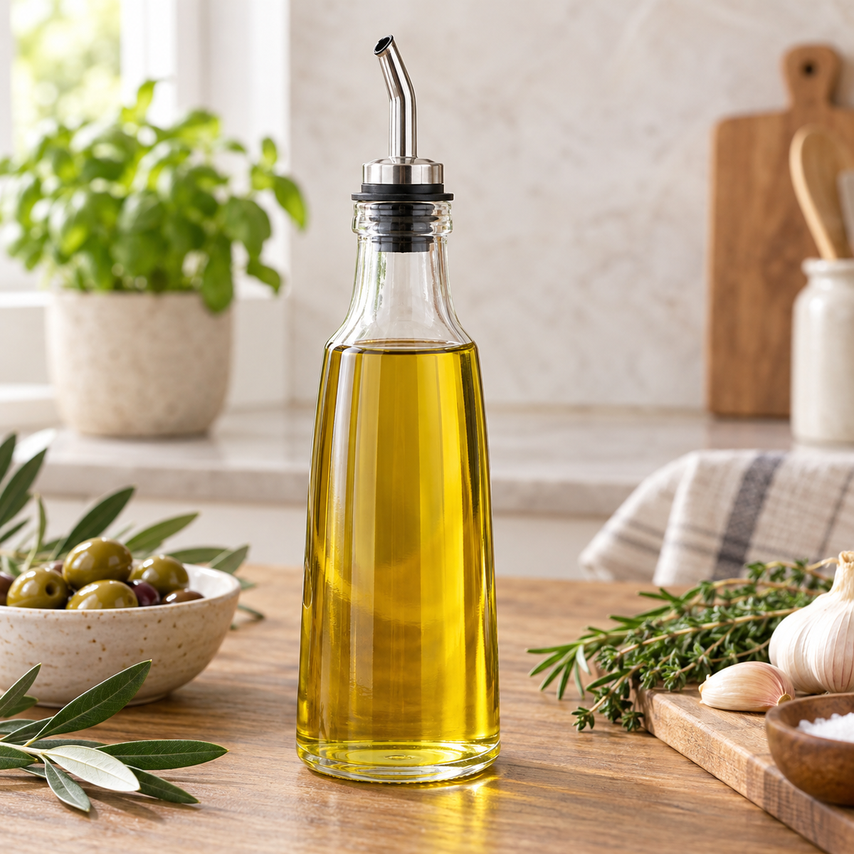 Everyday Oil Dispenser in a home kitchen setting