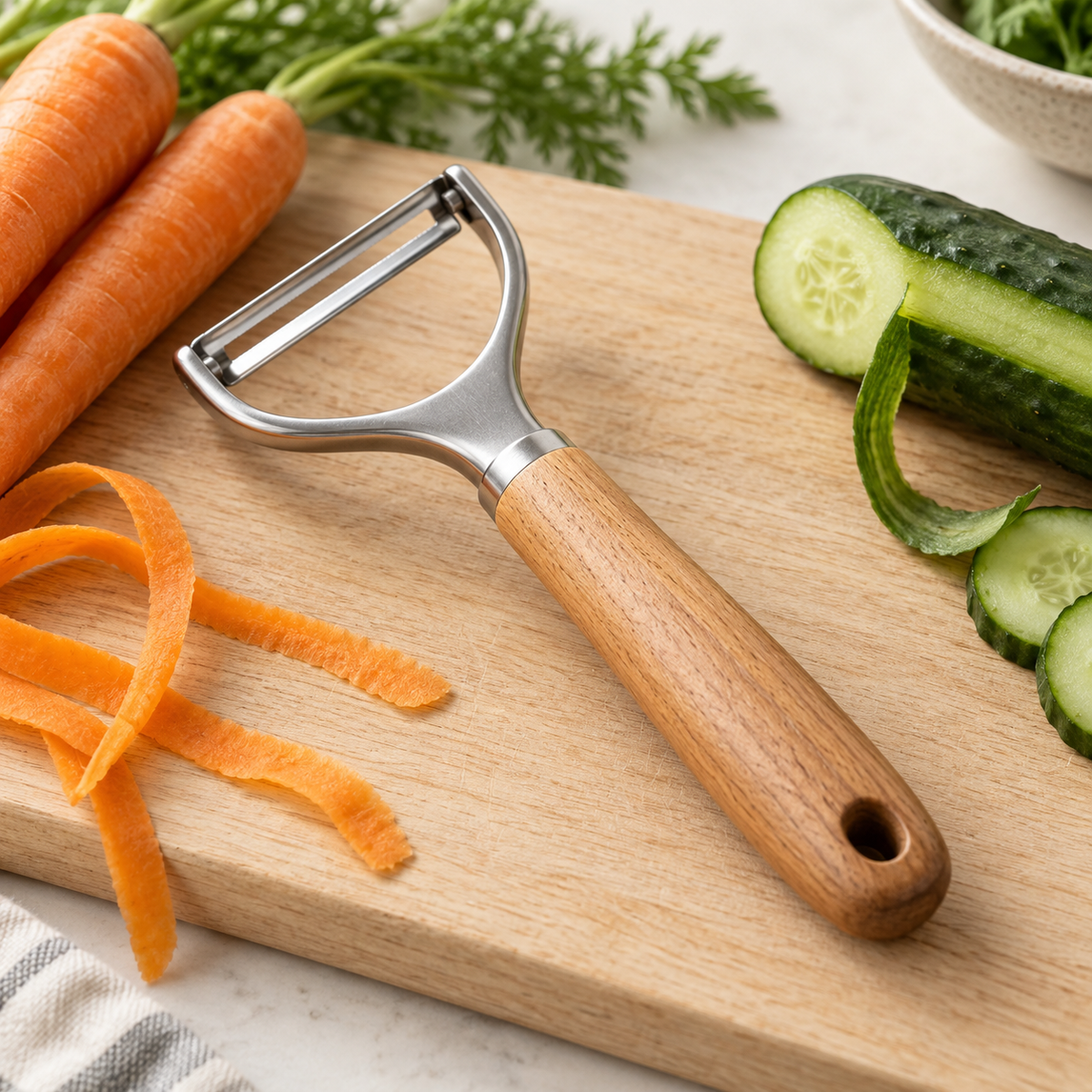Everyday Vegetable Peeler in a home kitchen setting